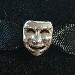 Authentic Pandora Retired Drama Mask Charm 791177 Theatre